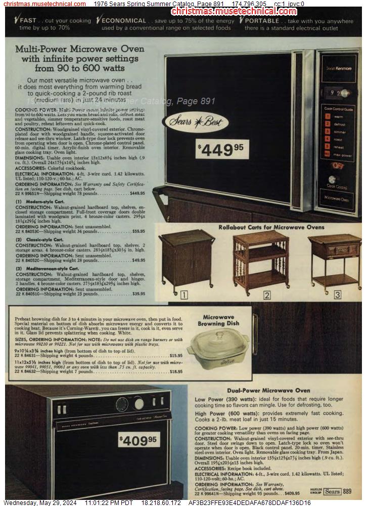 1976 Sears Spring Summer Catalog, Page 891