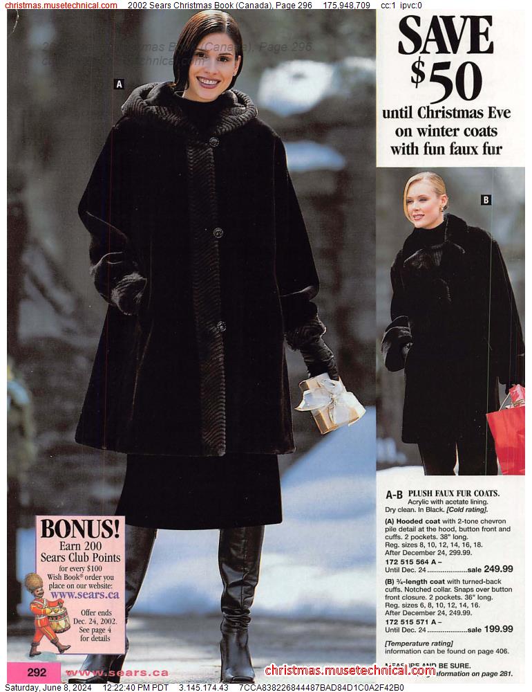 2002 Sears Christmas Book (Canada), Page 296