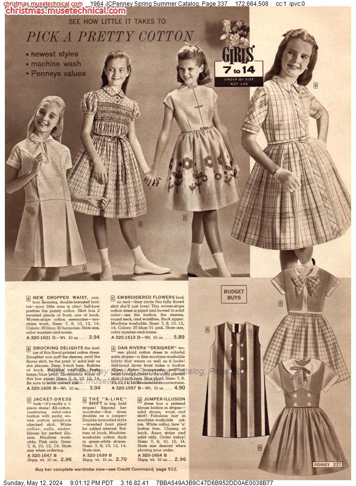 1964 JCPenney Spring Summer Catalog, Page 337