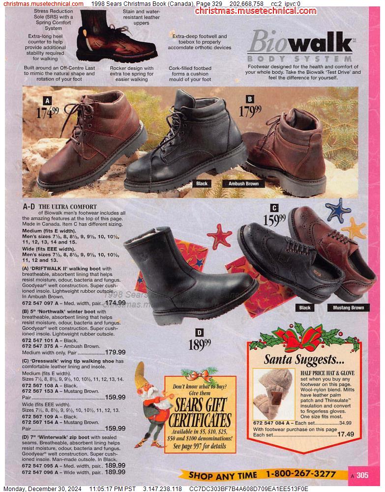 1998 Sears Christmas Book (Canada), Page 329