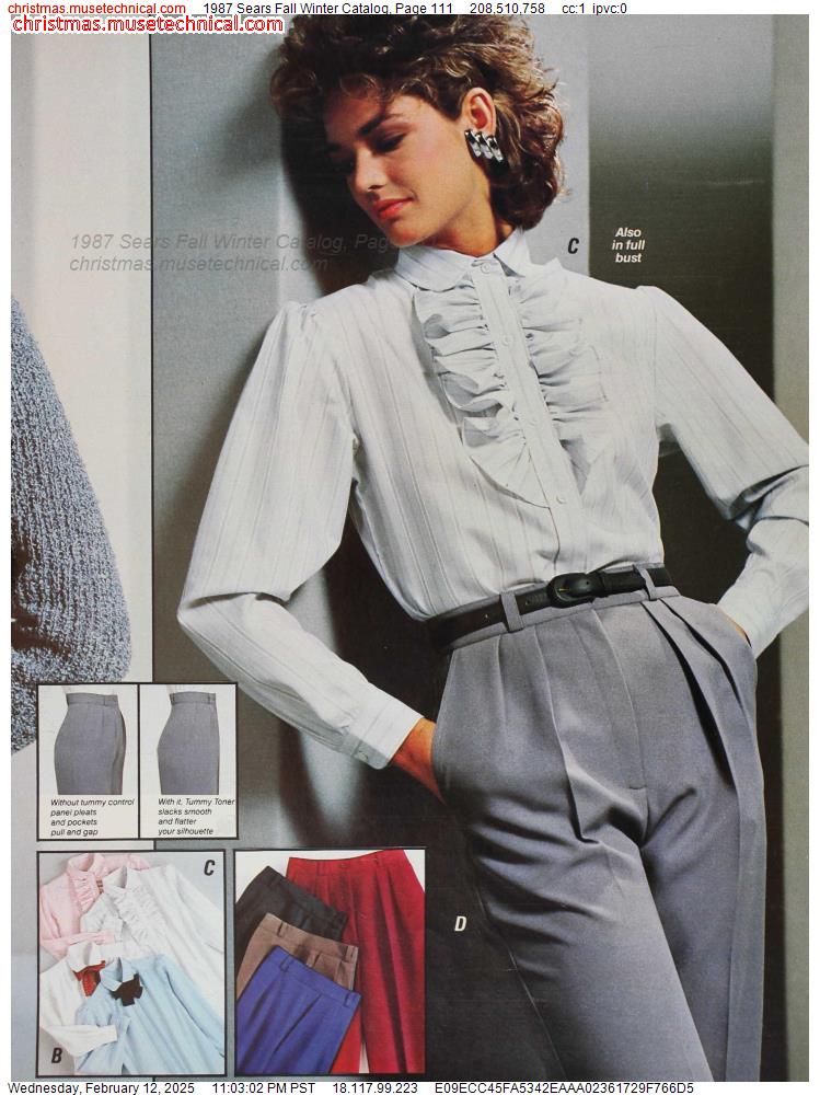 1987 Sears Fall Winter Catalog, Page 111