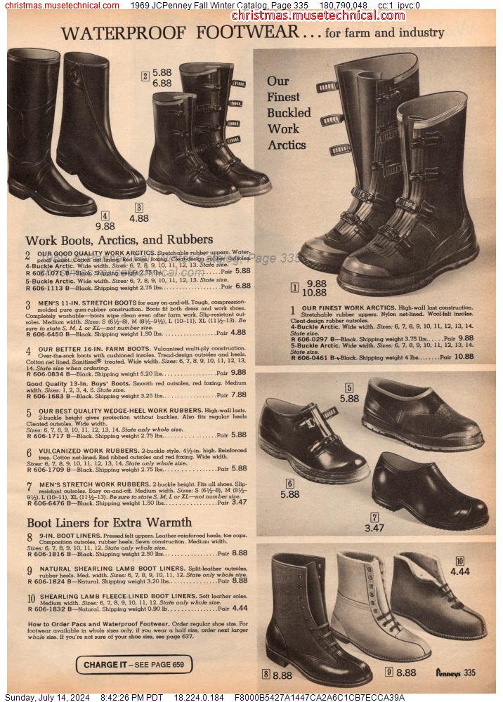 1969 JCPenney Fall Winter Catalog, Page 335