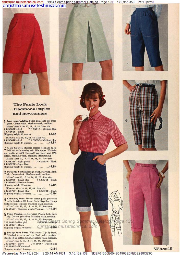 1964 Sears Spring Summer Catalog, Page 135