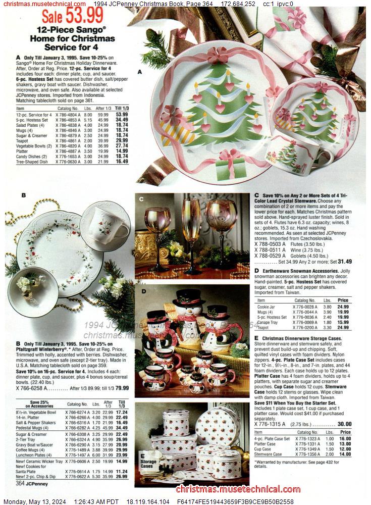1994 JCPenney Christmas Book, Page 364