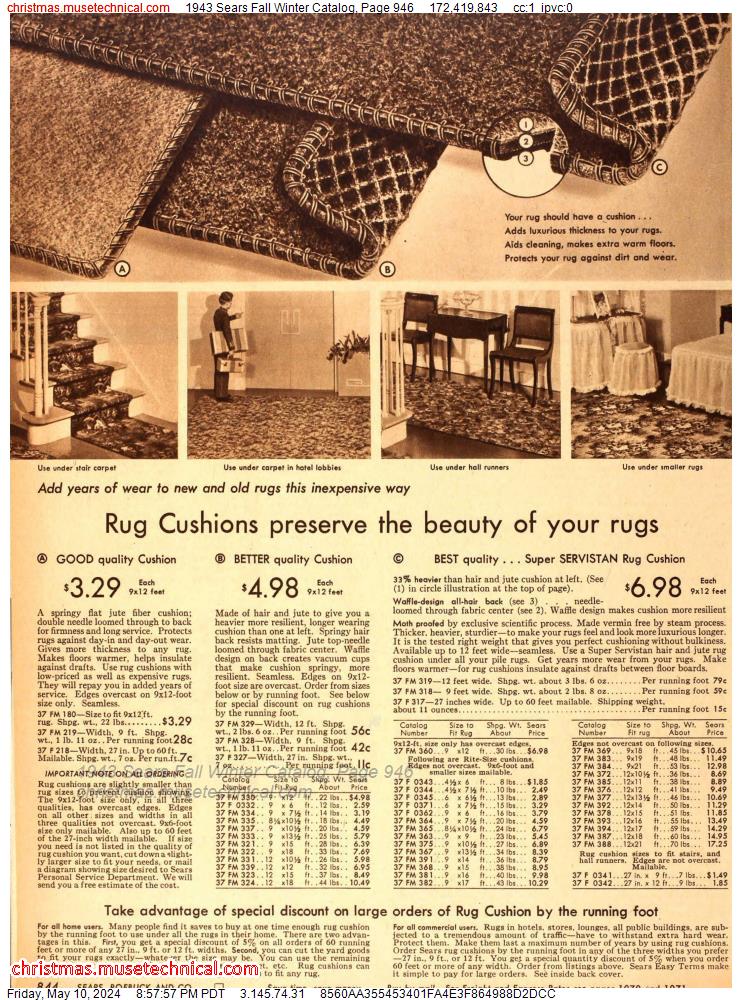 1943 Sears Fall Winter Catalog, Page 946