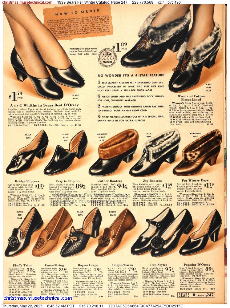 1939 Sears Fall Winter Catalog, Page 247