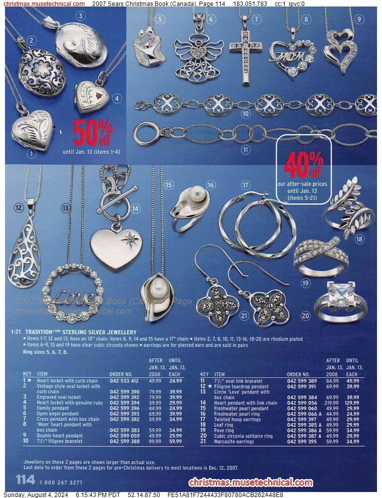 2007 Sears Christmas Book (Canada), Page 114