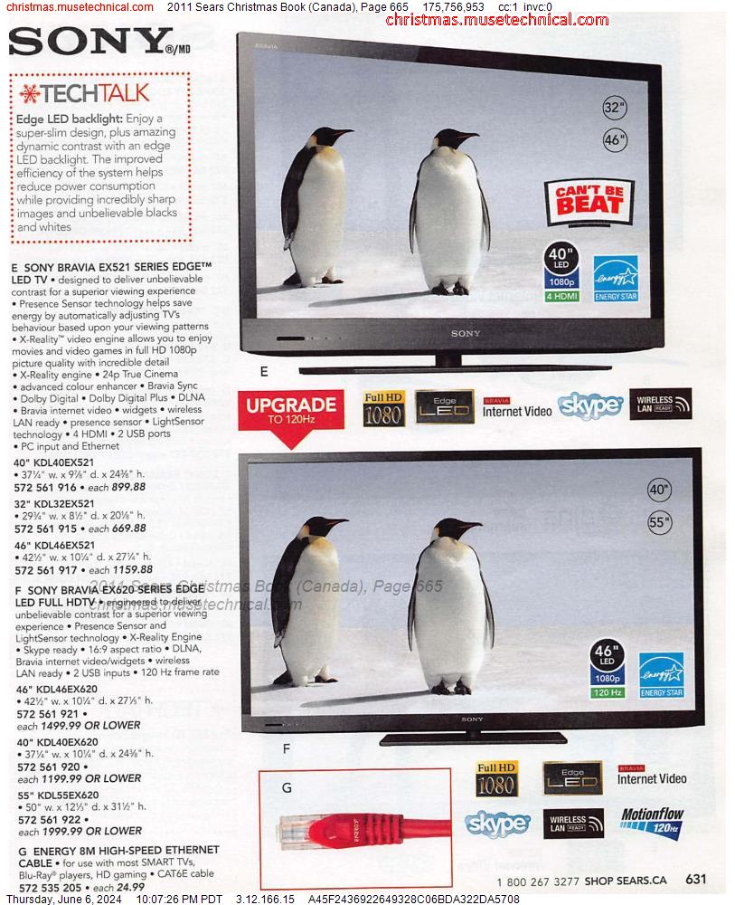 2011 Sears Christmas Book (Canada), Page 665