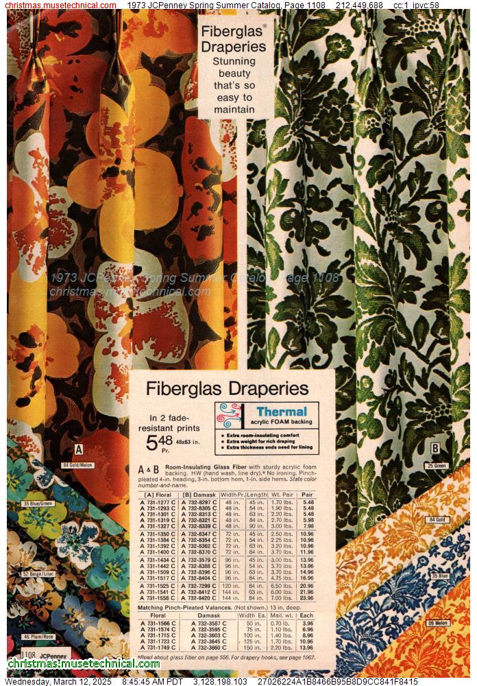 1973 JCPenney Spring Summer Catalog, Page 1108