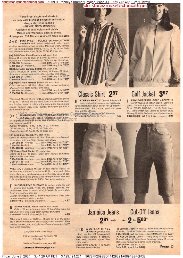 1969 JCPenney Summer Catalog, Page 33