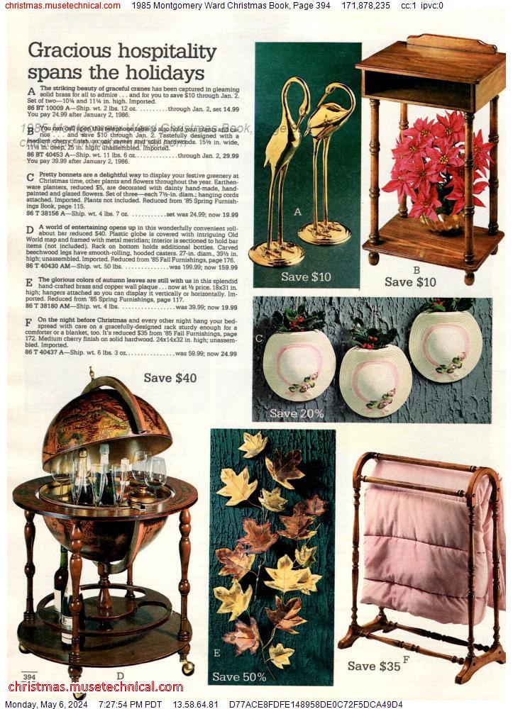 1985 Montgomery Ward Christmas Book, Page 394