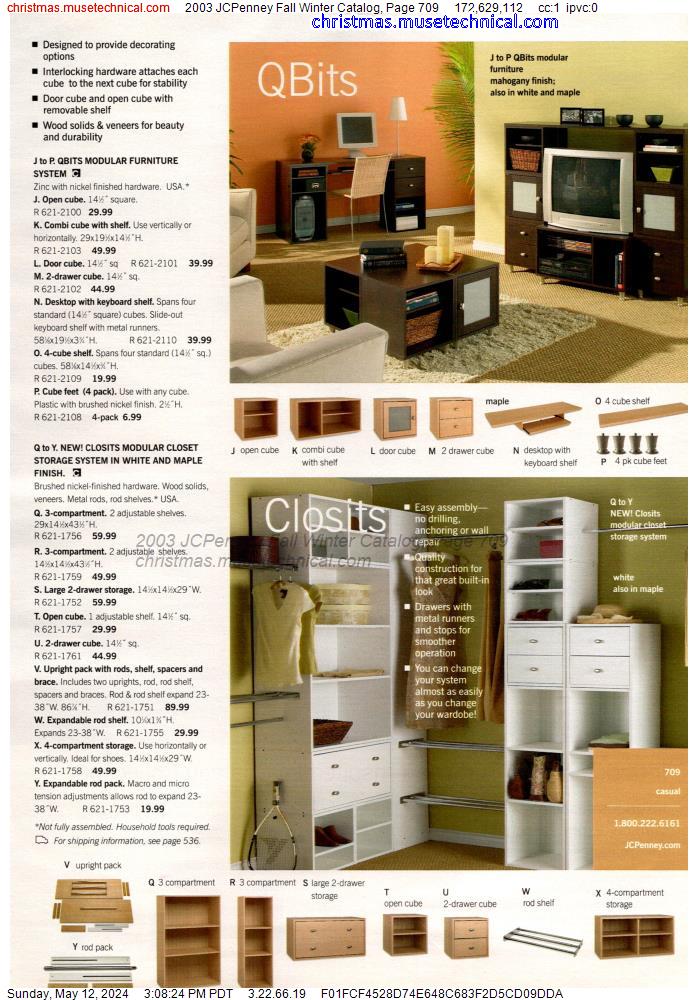2003 JCPenney Fall Winter Catalog, Page 709