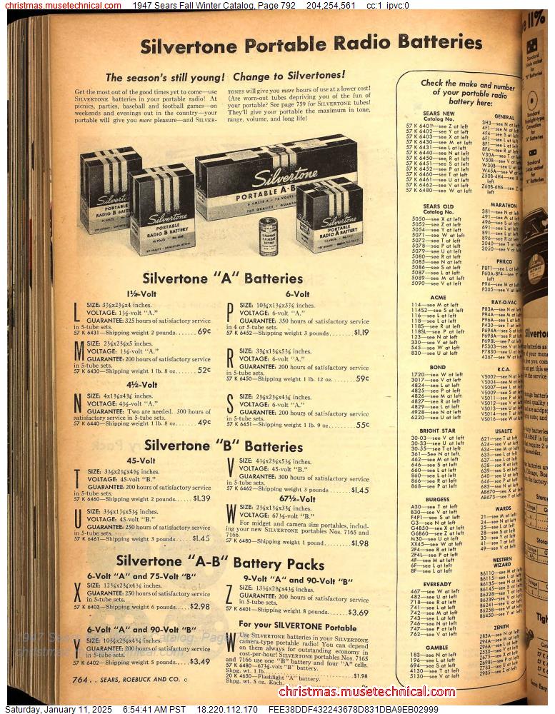 1947 Sears Fall Winter Catalog, Page 792