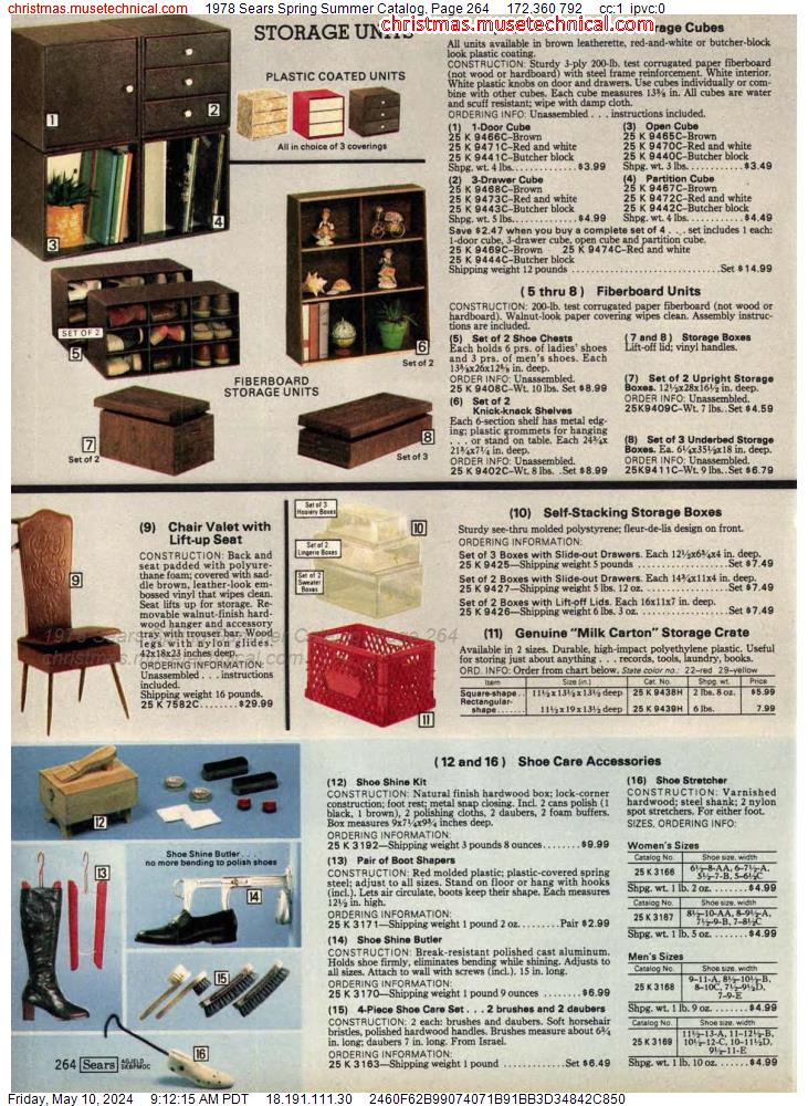 1978 Sears Spring Summer Catalog, Page 264