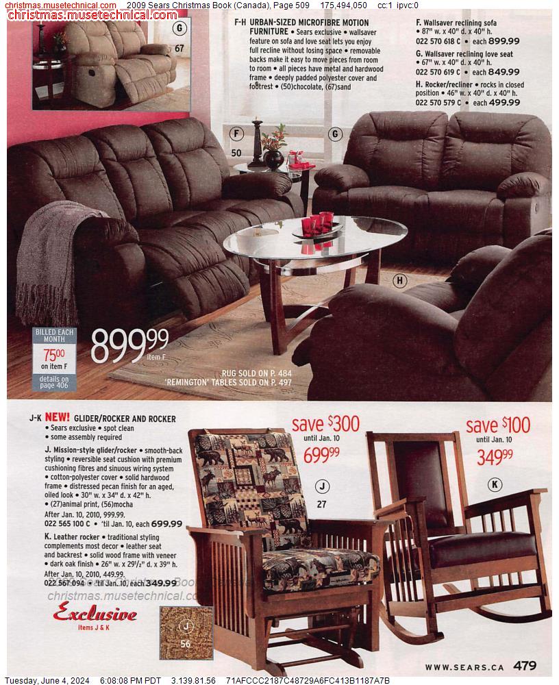 2009 Sears Christmas Book (Canada), Page 509