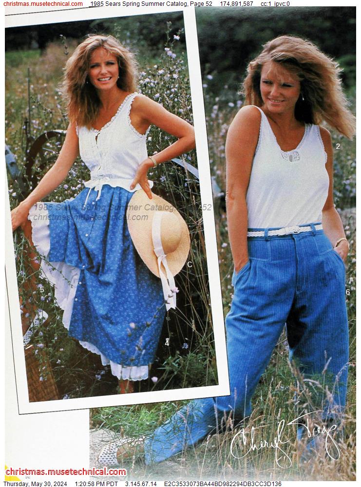 1985 Sears Spring Summer Catalog, Page 52