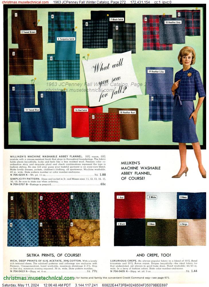 1963 JCPenney Fall Winter Catalog, Page 272