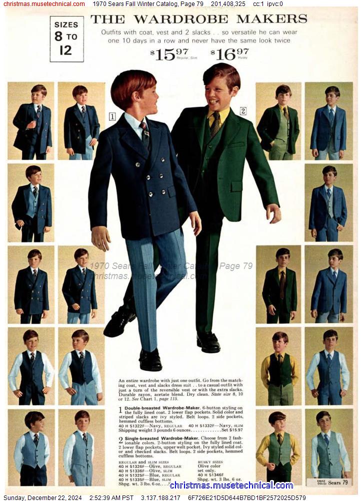 1970 Sears Fall Winter Catalog, Page 79