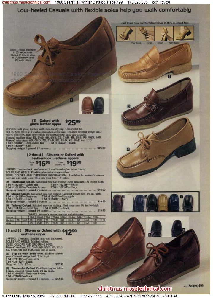 1980 Sears Fall Winter Catalog, Page 499