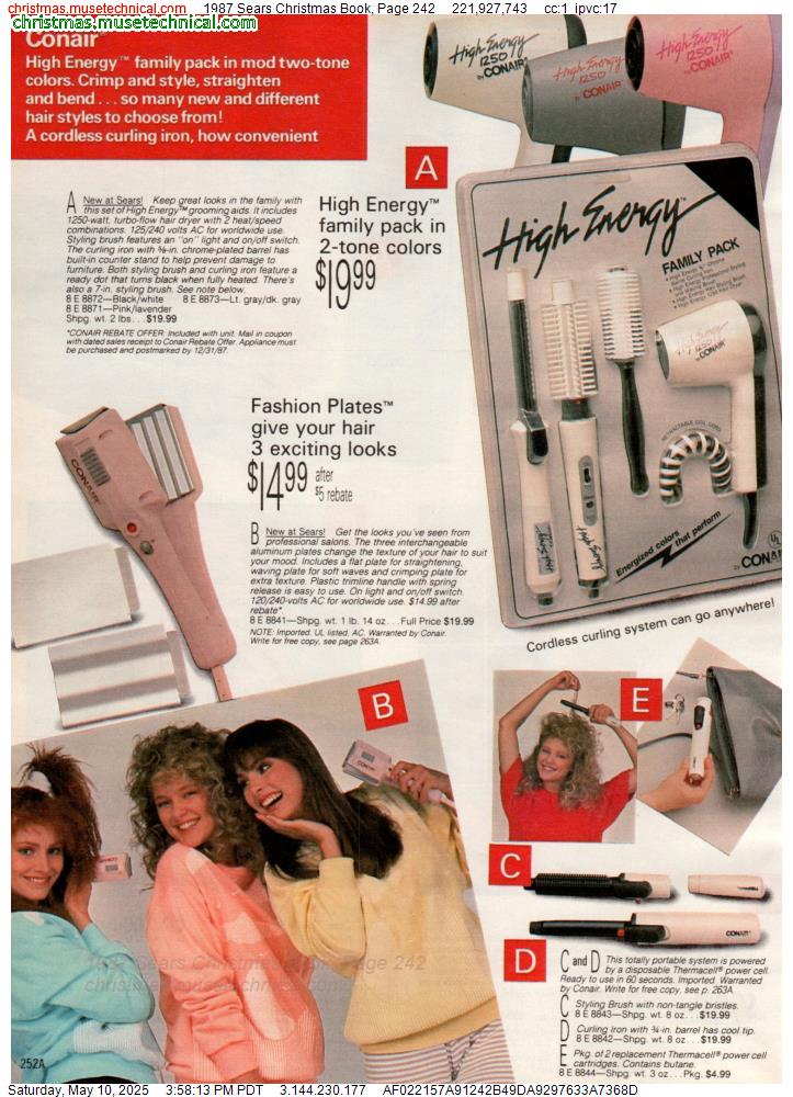 1987 Sears Christmas Book, Page 242