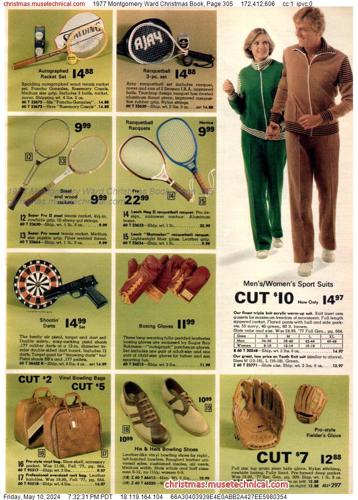 1977 Montgomery Ward Christmas Book, Page 305