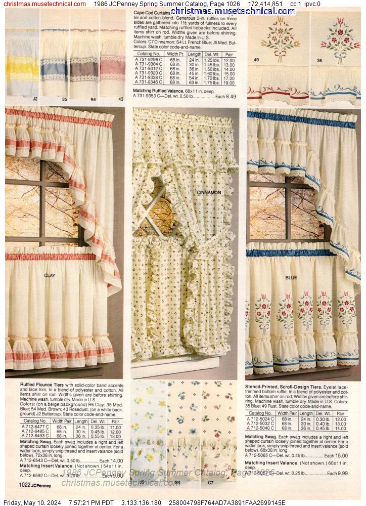 1986 JCPenney Spring Summer Catalog, Page 1026