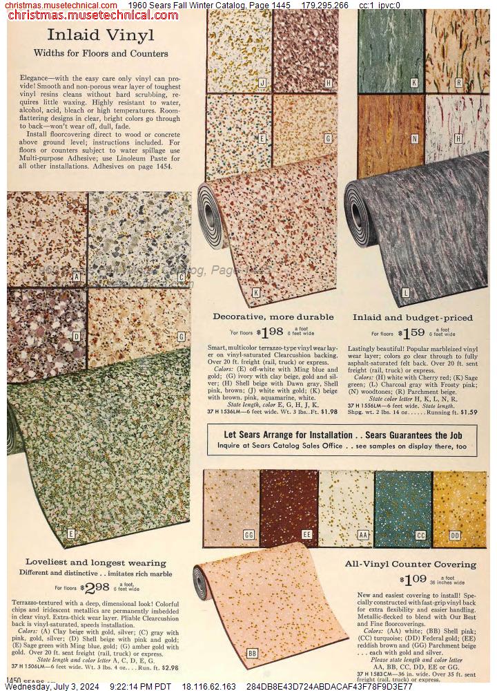 1960 Sears Fall Winter Catalog, Page 1445