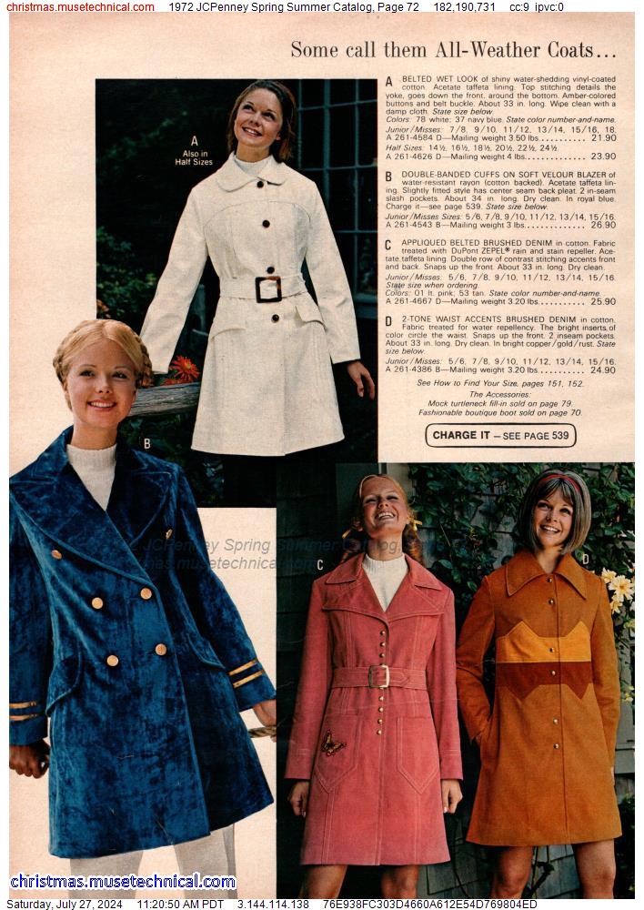 1972 JCPenney Spring Summer Catalog, Page 72