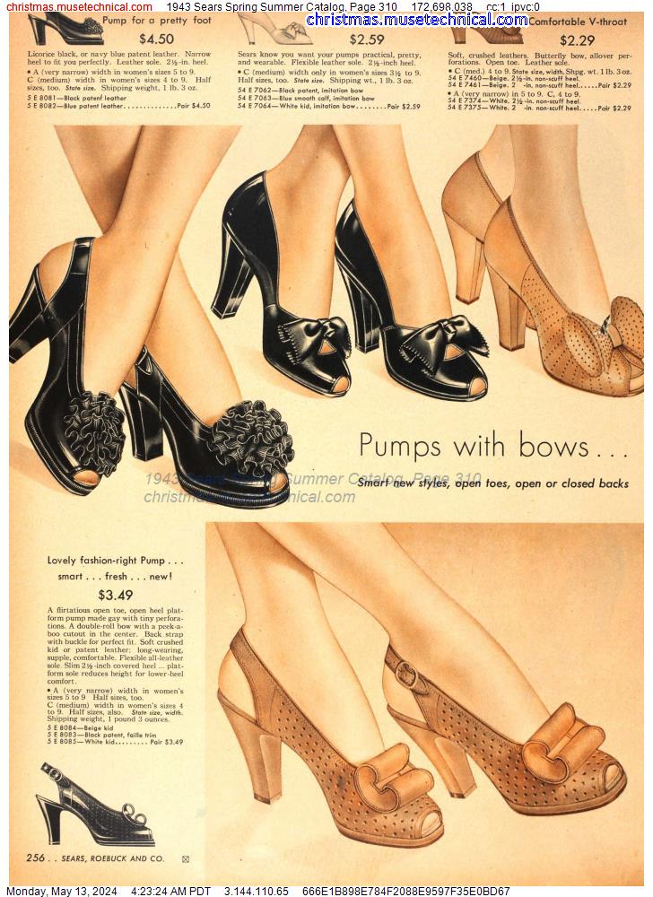 1943 Sears Spring Summer Catalog, Page 310