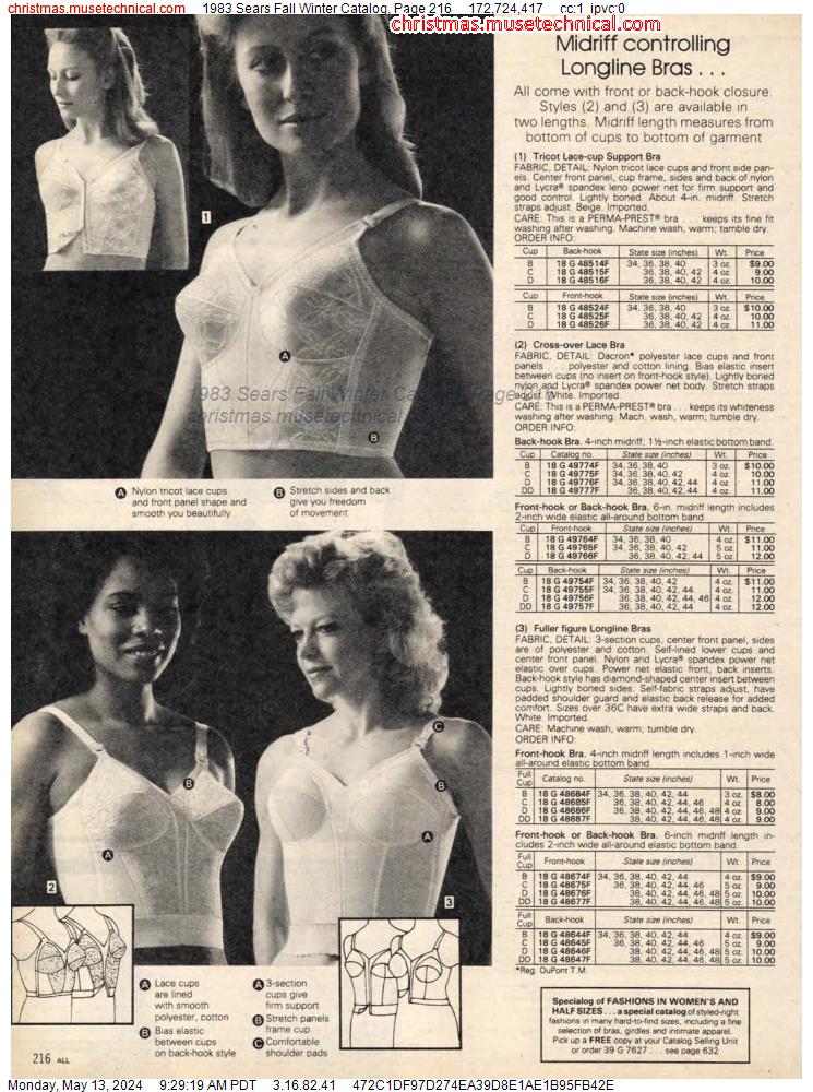 1983 Sears Fall Winter Catalog, Page 216