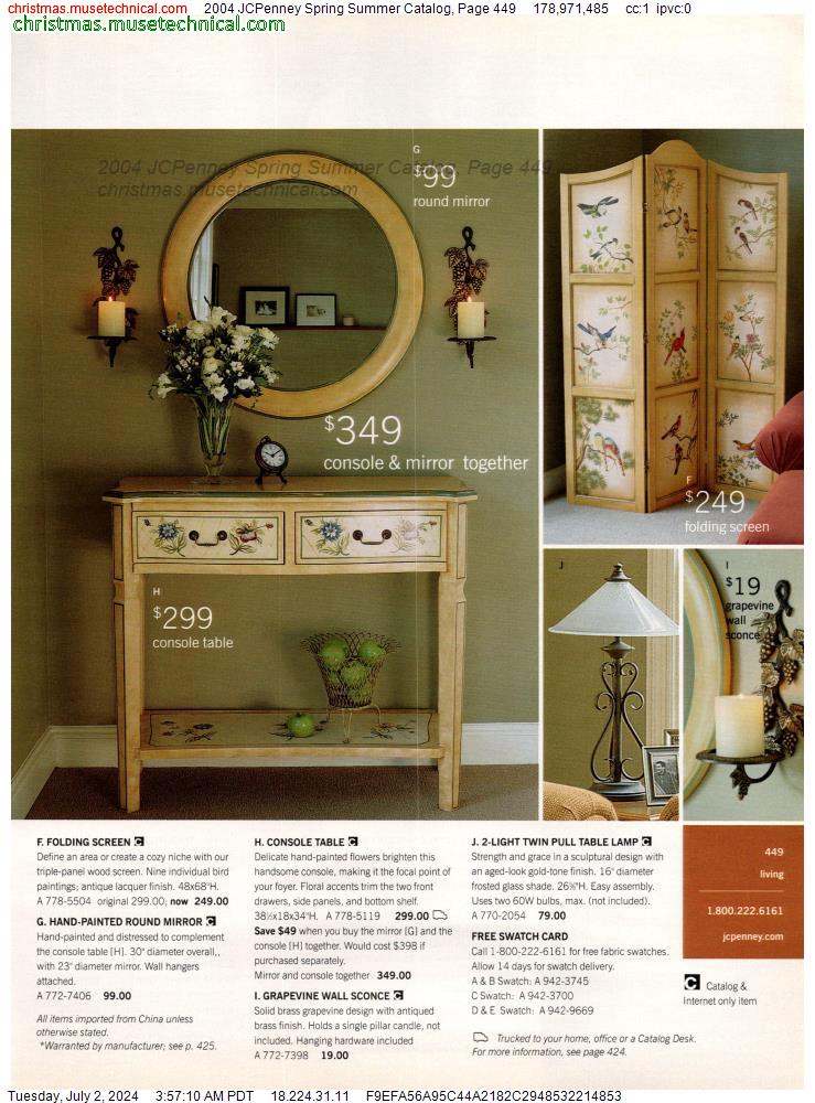 2004 JCPenney Spring Summer Catalog, Page 449