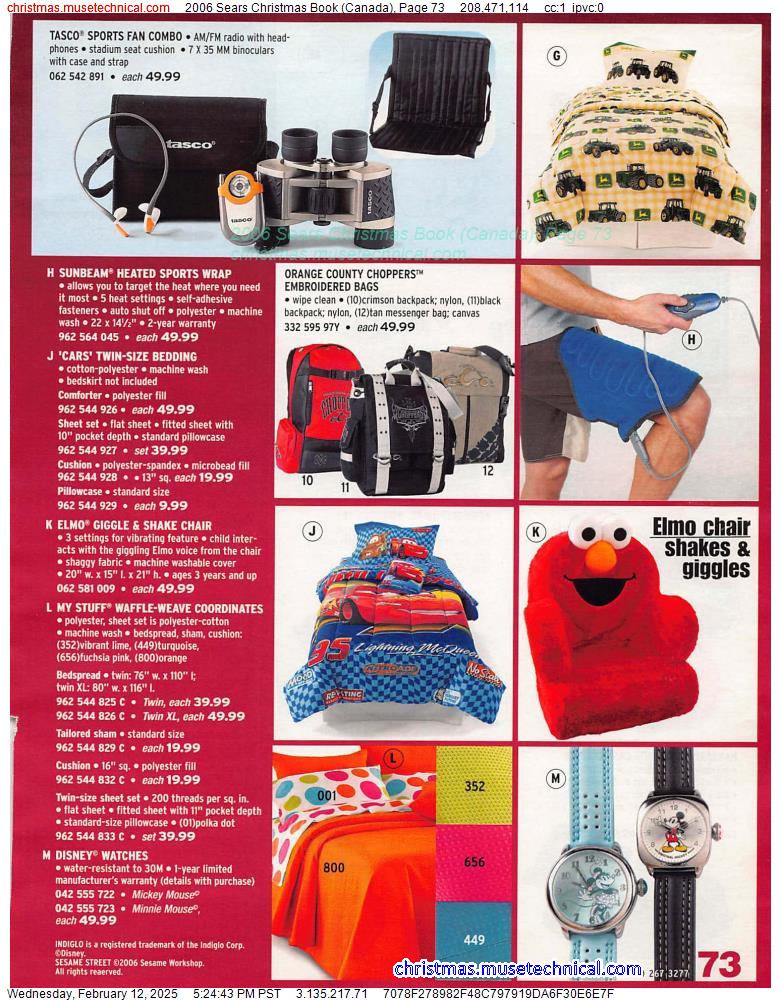 2006 Sears Christmas Book (Canada), Page 73