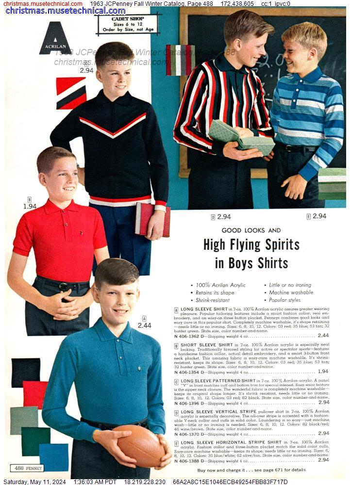 1963 JCPenney Fall Winter Catalog, Page 488