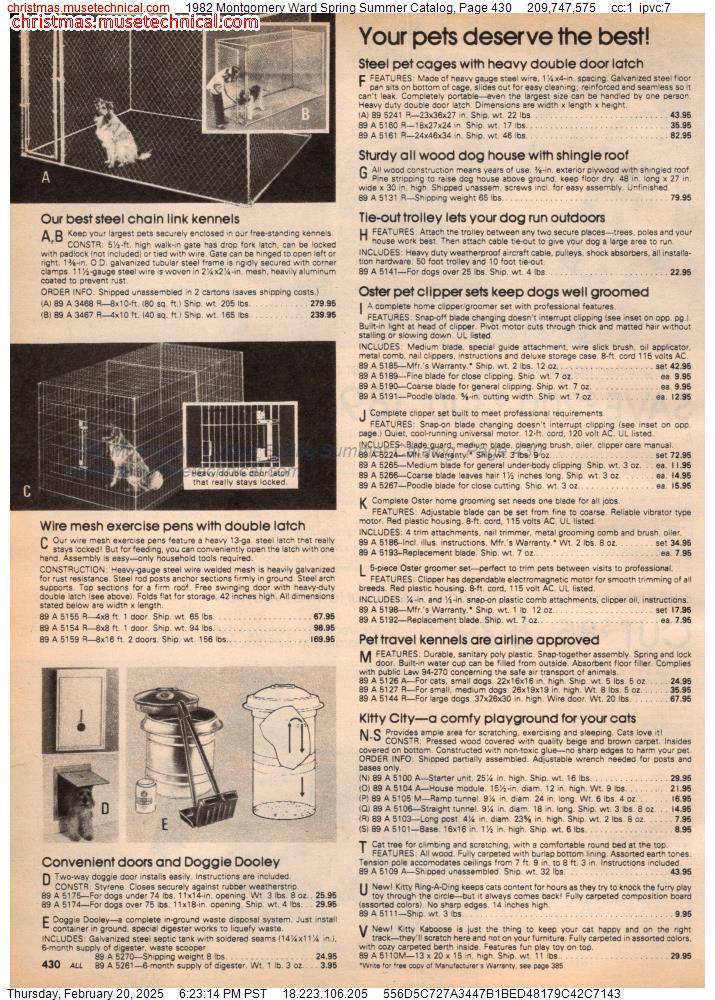 1982 Montgomery Ward Spring Summer Catalog, Page 430