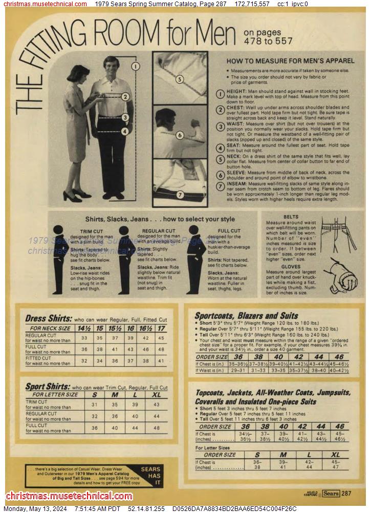 1979 Sears Spring Summer Catalog, Page 287