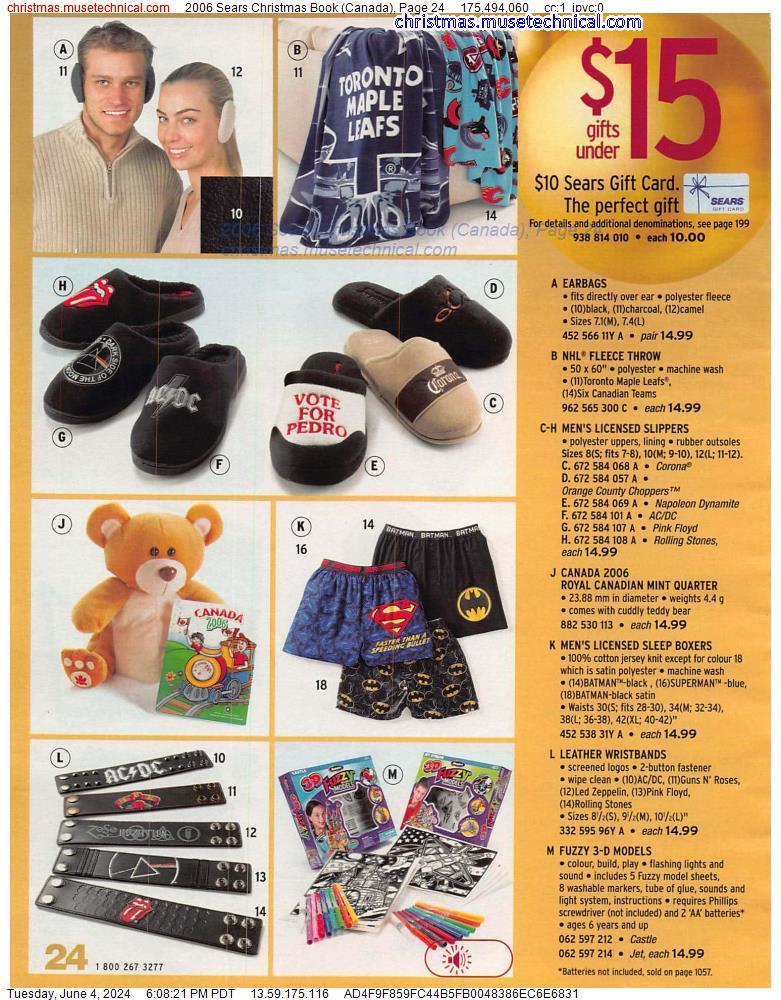 2006 Sears Christmas Book (Canada), Page 24