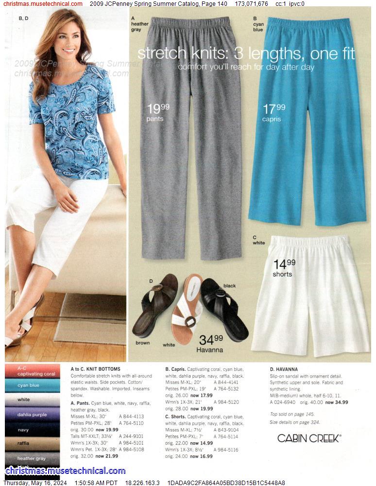 2009 JCPenney Spring Summer Catalog, Page 140