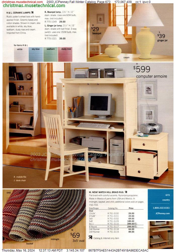 2003 JCPenney Fall Winter Catalog, Page 673