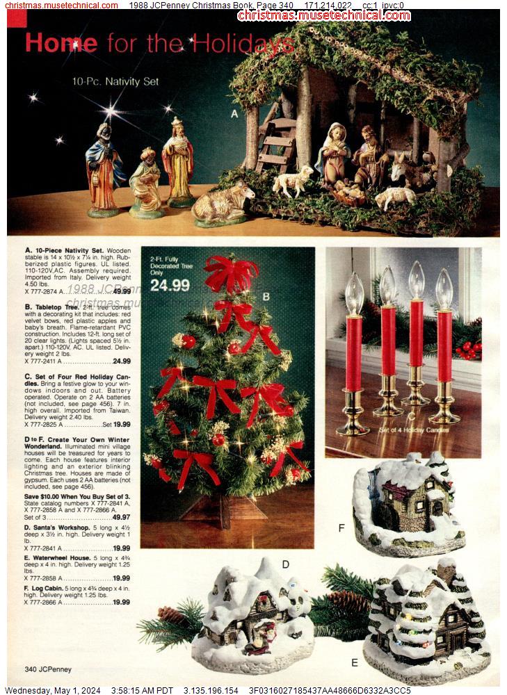 1988 JCPenney Christmas Book, Page 340