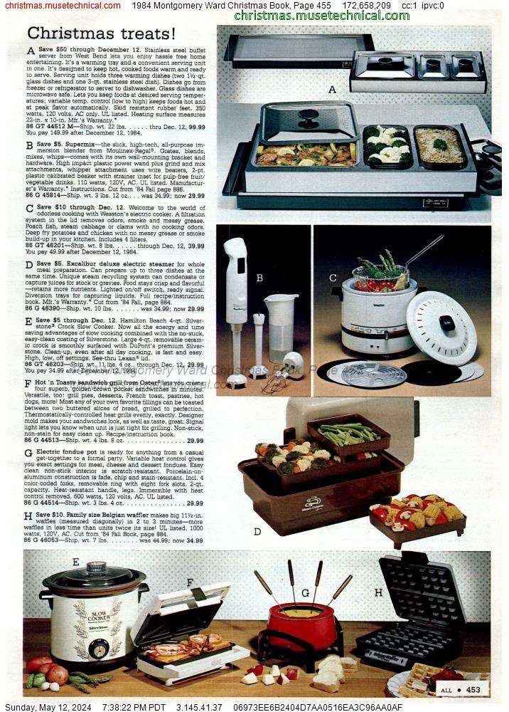 1984 Montgomery Ward Christmas Book, Page 455