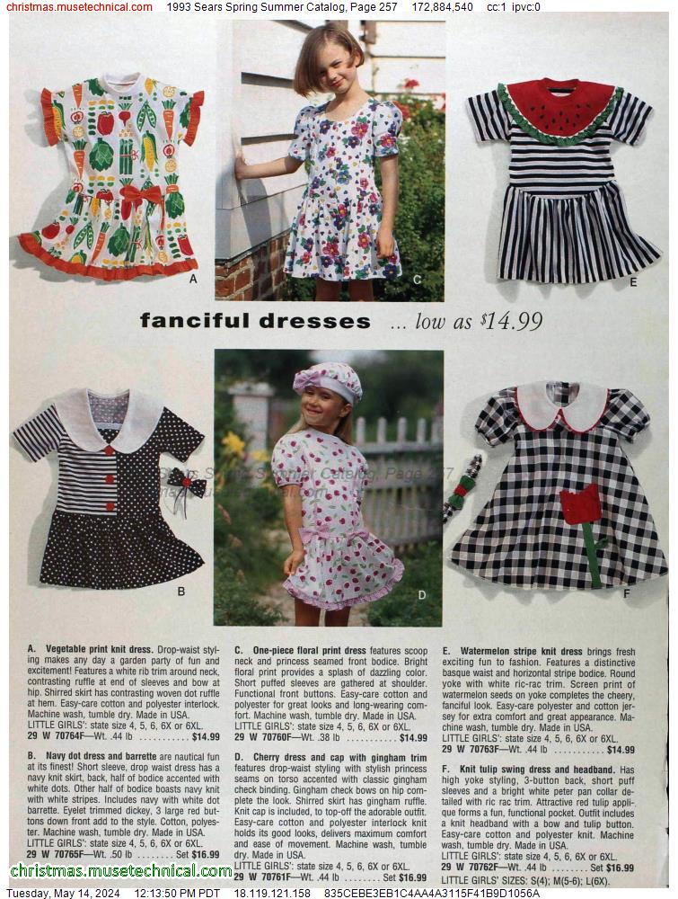 1993 Sears Spring Summer Catalog, Page 257