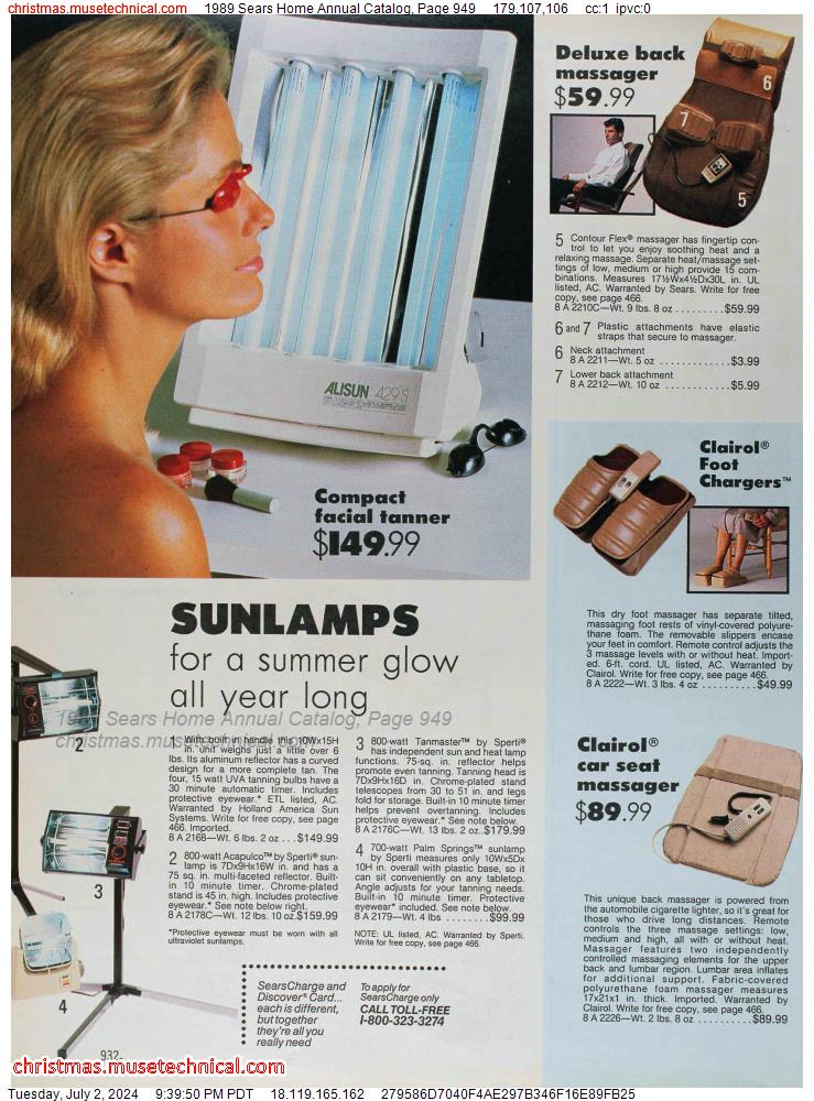 1989 Sears Home Annual Catalog, Page 949