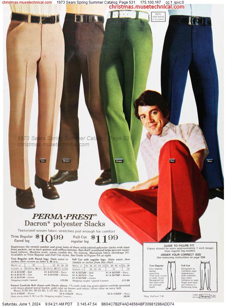 1973 Sears Spring Summer Catalog, Page 531
