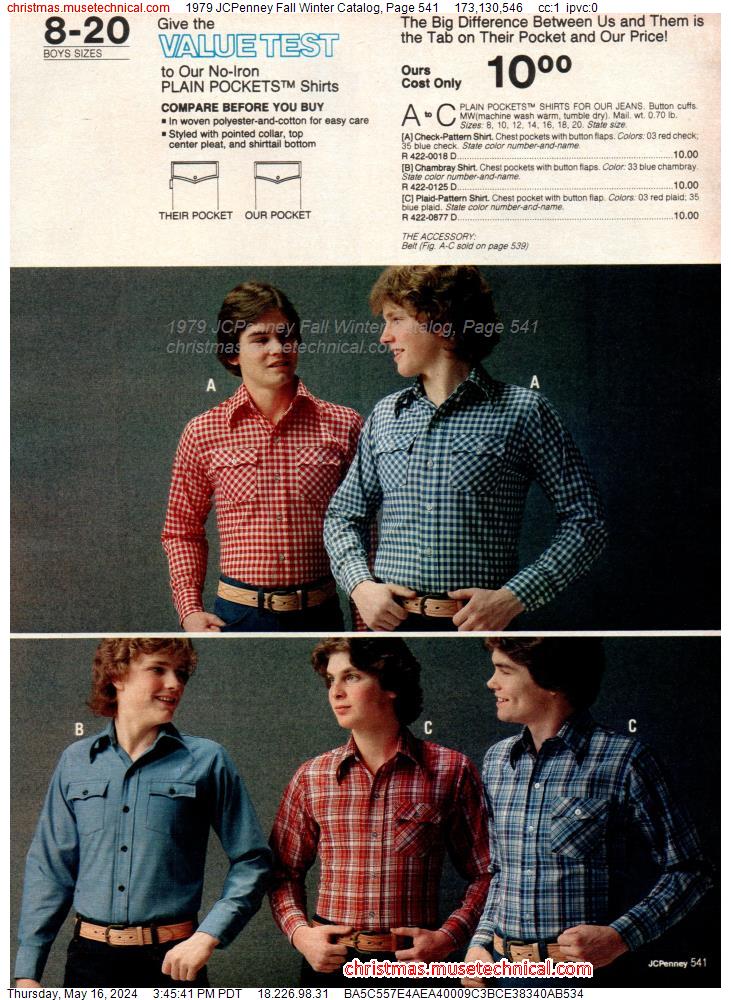 1979 JCPenney Fall Winter Catalog, Page 541