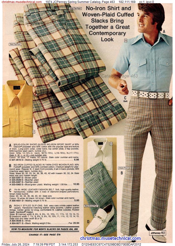 1974 JCPenney Spring Summer Catalog, Page 463