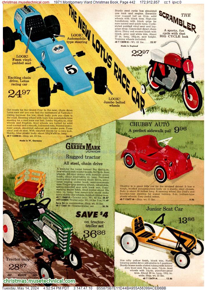 1971 Montgomery Ward Christmas Book, Page 442