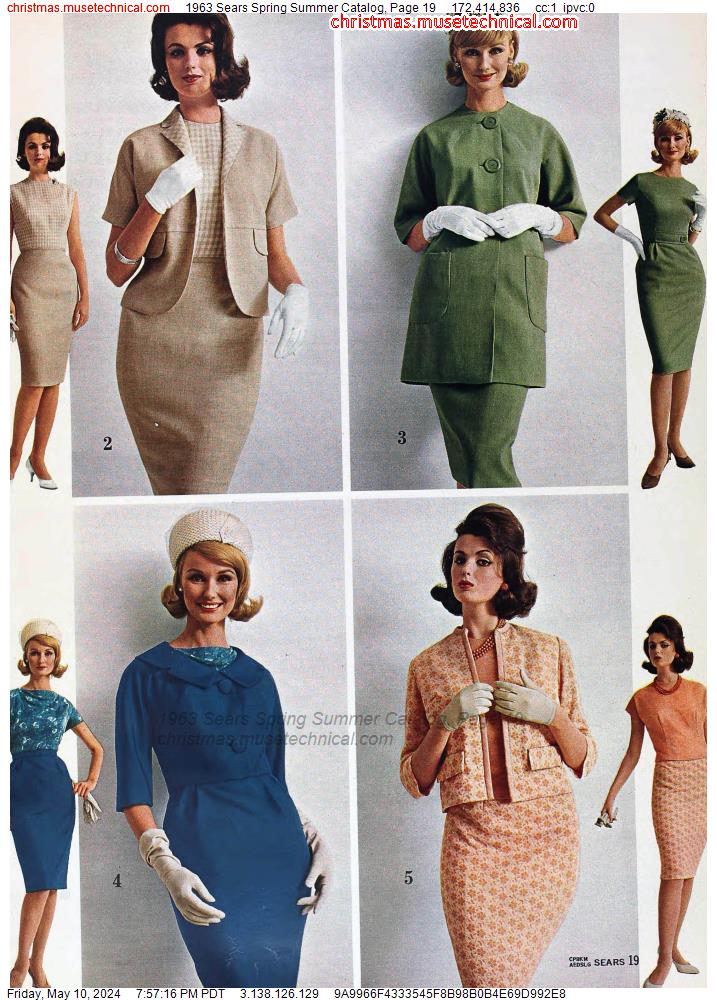 1963 Sears Spring Summer Catalog, Page 19