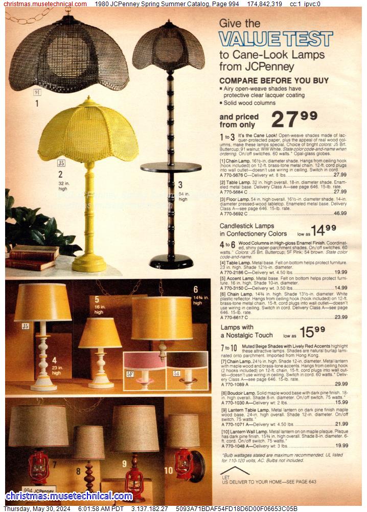 1980 JCPenney Spring Summer Catalog, Page 994