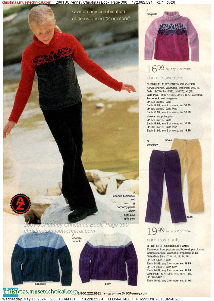 2001 JCPenney Christmas Book, Page 390