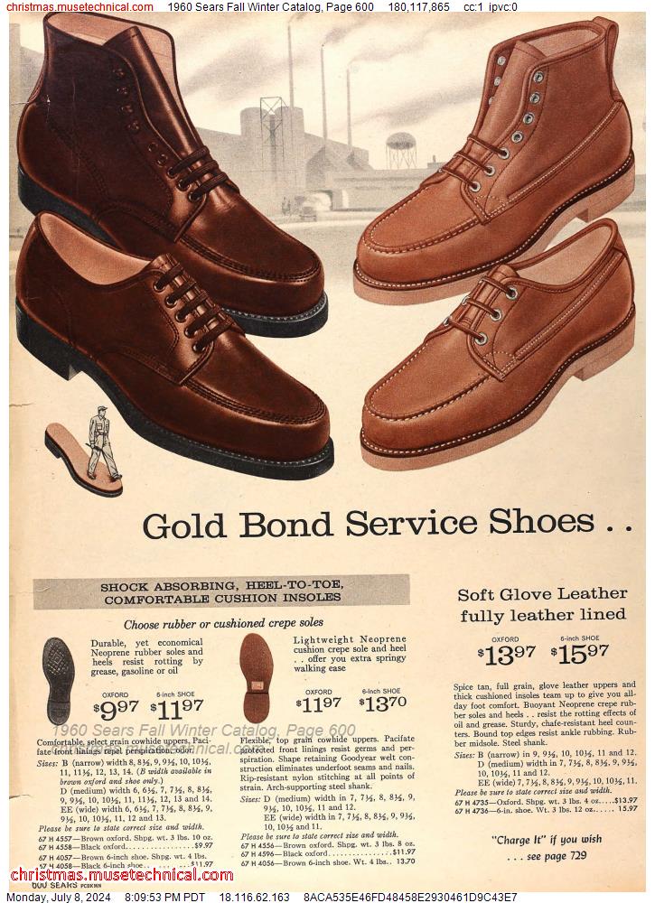 1960 Sears Fall Winter Catalog, Page 600